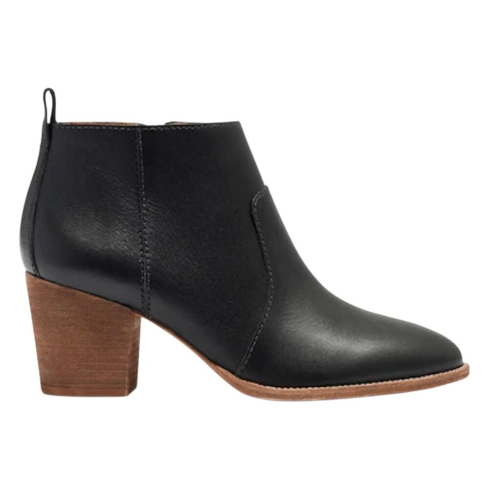 MADEWELL The Brenner Boot in Black Leather Size 7.5